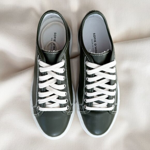 Sofie D'Hoore "Frida" Low Top Sneakers in Green, size 36 - Picture 6 of 9